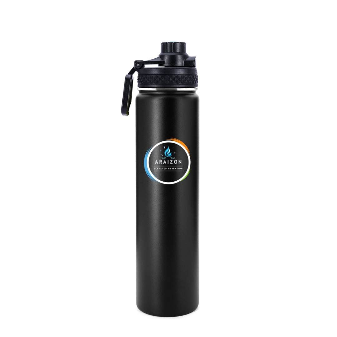 Araizon Premium Stainless Steel Vacuum Insulated 24oz Water Bottles